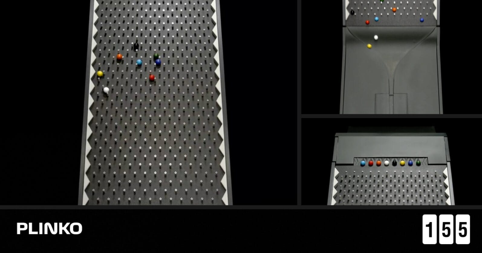 155 io Marble Plinko