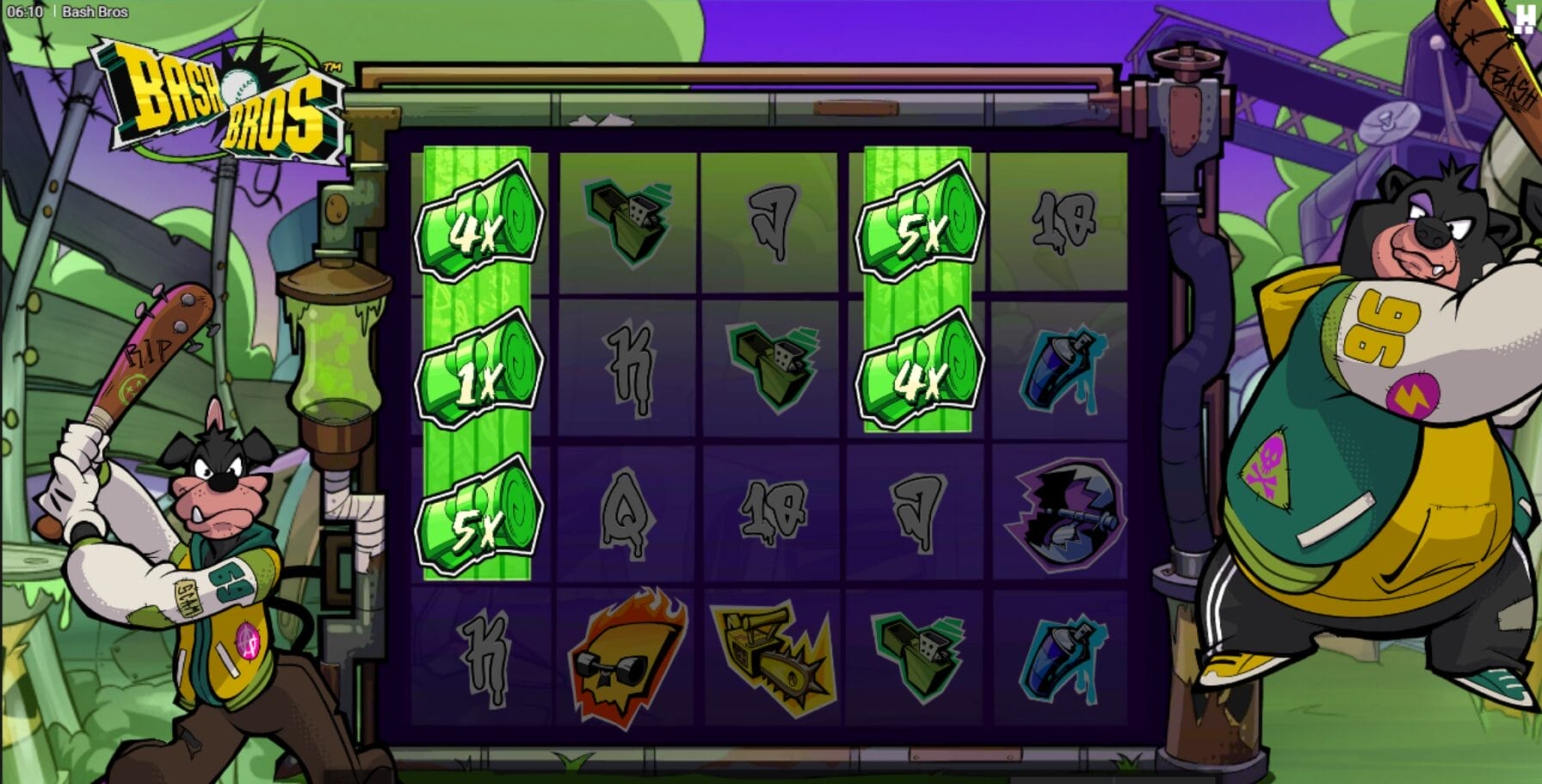Bash Bros bonuspeli