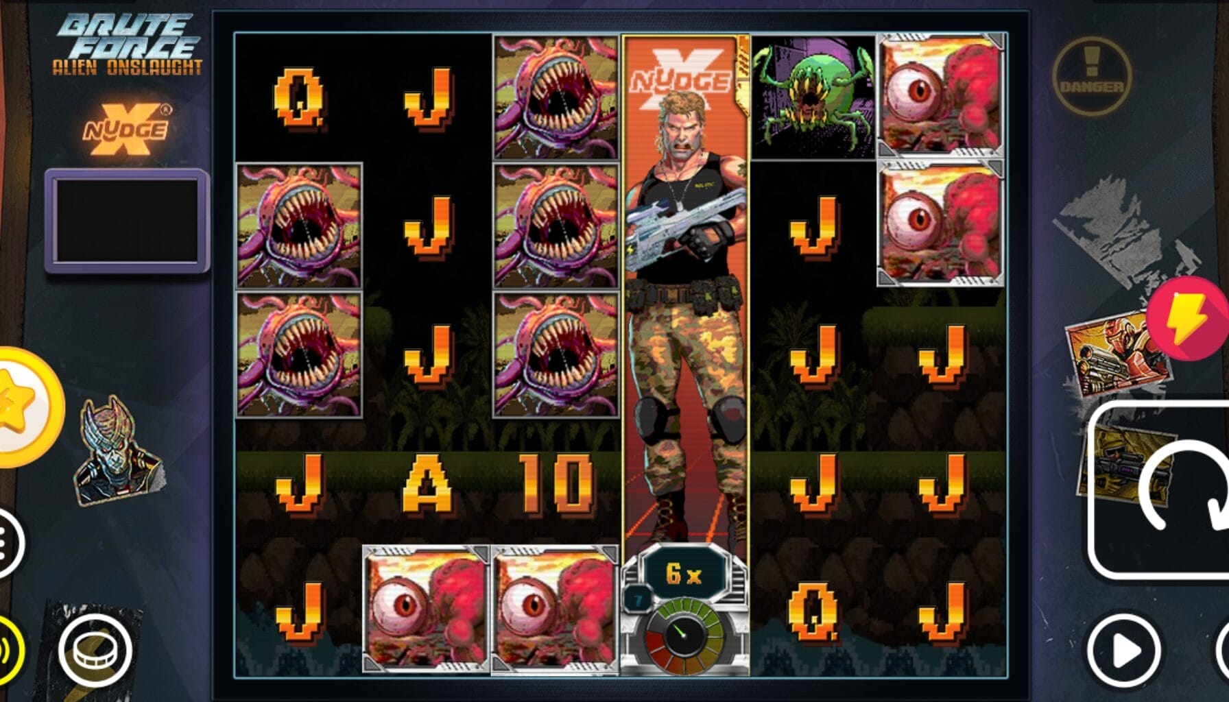 Brute Force 2: Alien Onslaught Nolimit City kolikkopeli