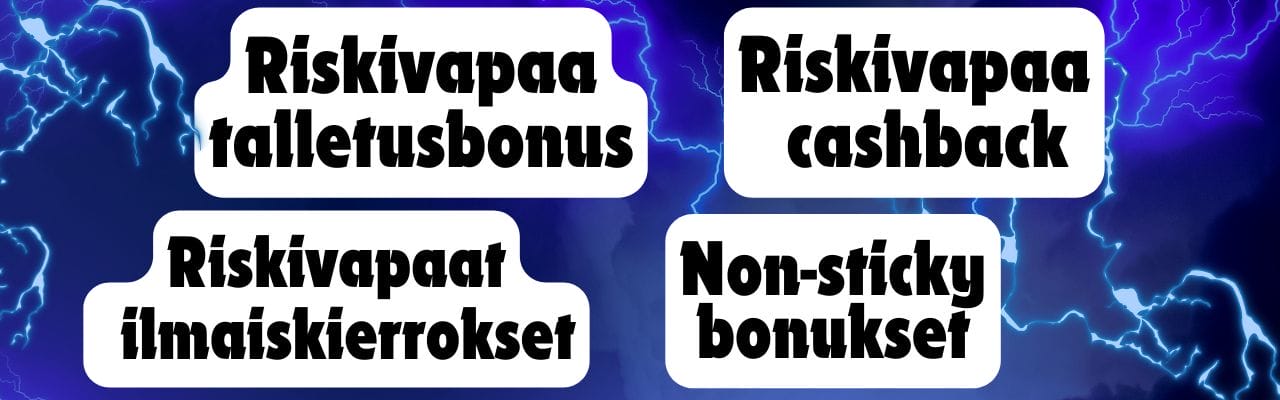 Erilaiset riskivapaat bonukset