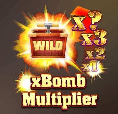 Fire in the Hole 2 xbomb wild-kerroin ominaisuus