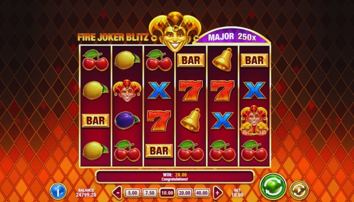Fire Joker Blitz Playn Go kolikkopeli