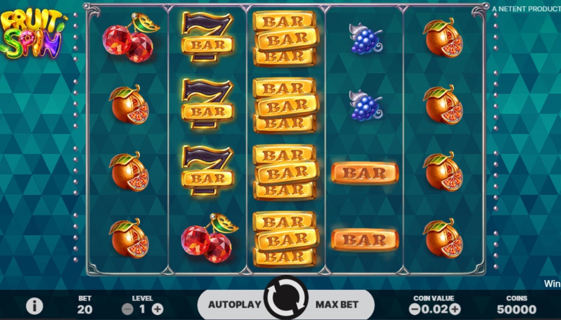 NetEntin klassinen hedelmäpyörä moderneilla ominaisuuksilla