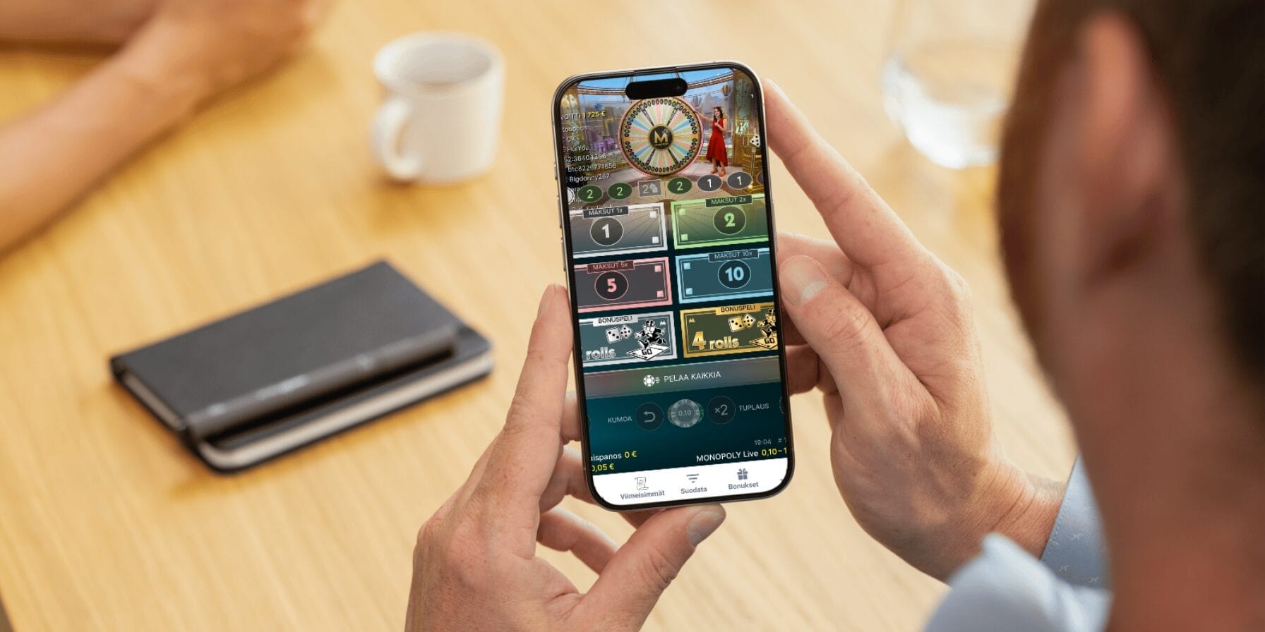 Monopoly Liven pelaamista mobiilikasinolla