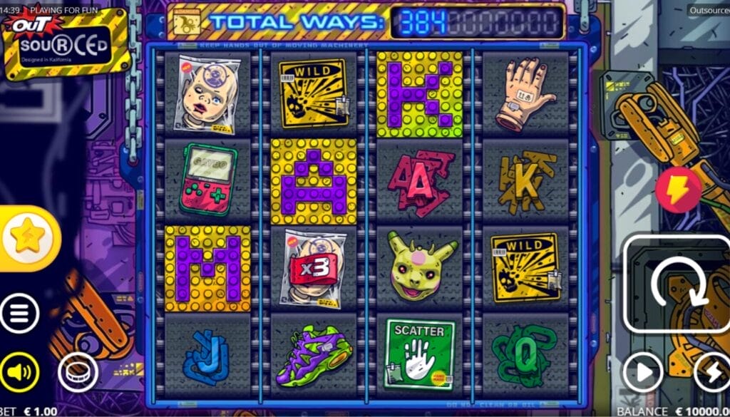 Kaoottinen toimistoympäristö ja hauskoja työntekijähahmoja