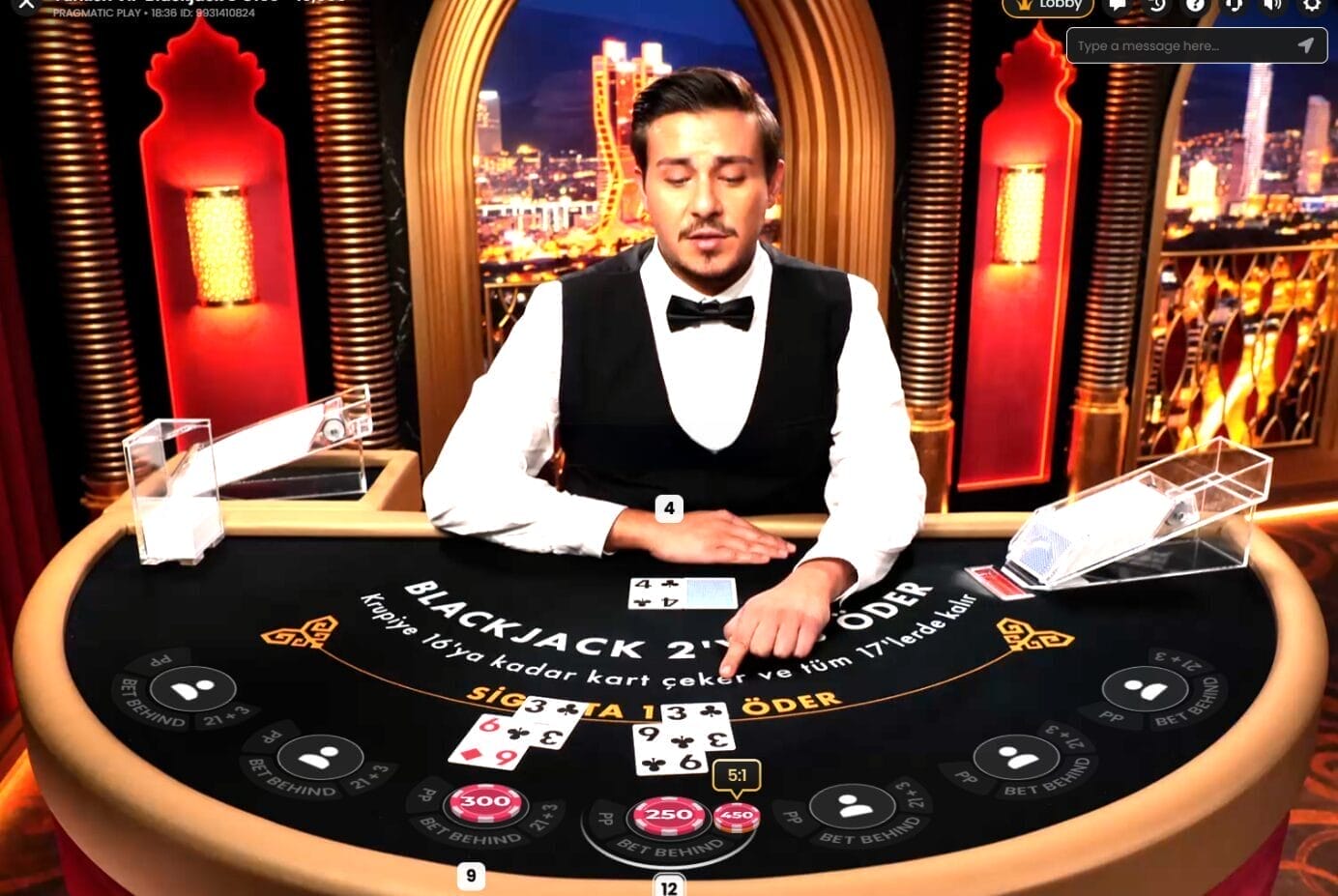 Pragmatic Play Live VIP blackjack