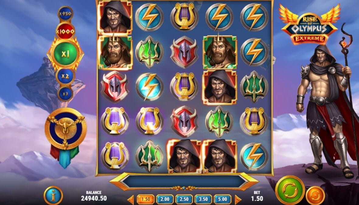 Rise of Olympus Exreme Play'n GO kolikkopeli