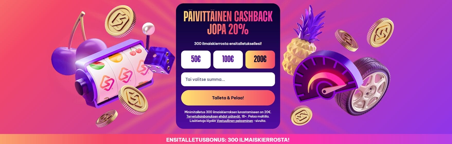 Speez Kasinon tervetulobonus