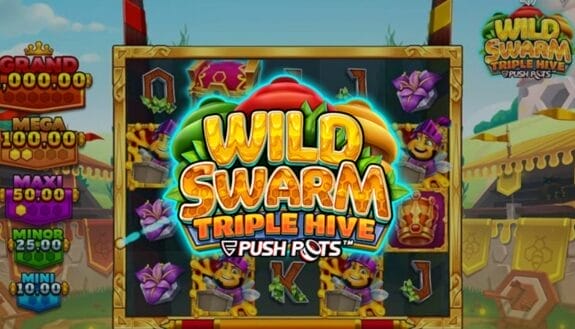 Wild Swarm Triple Hive Push Gaming kolikkopeli