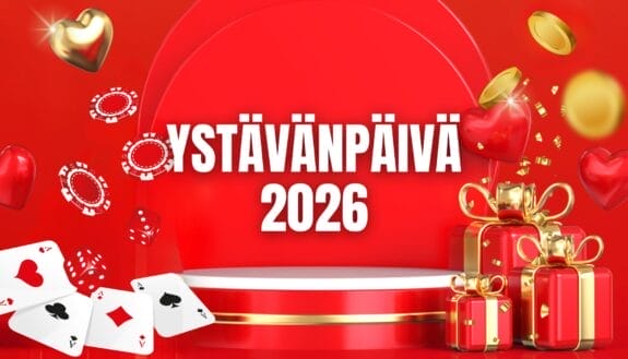 Ystävänpäivän parhaat kasinobonukset ja kolikkopelit 2026.